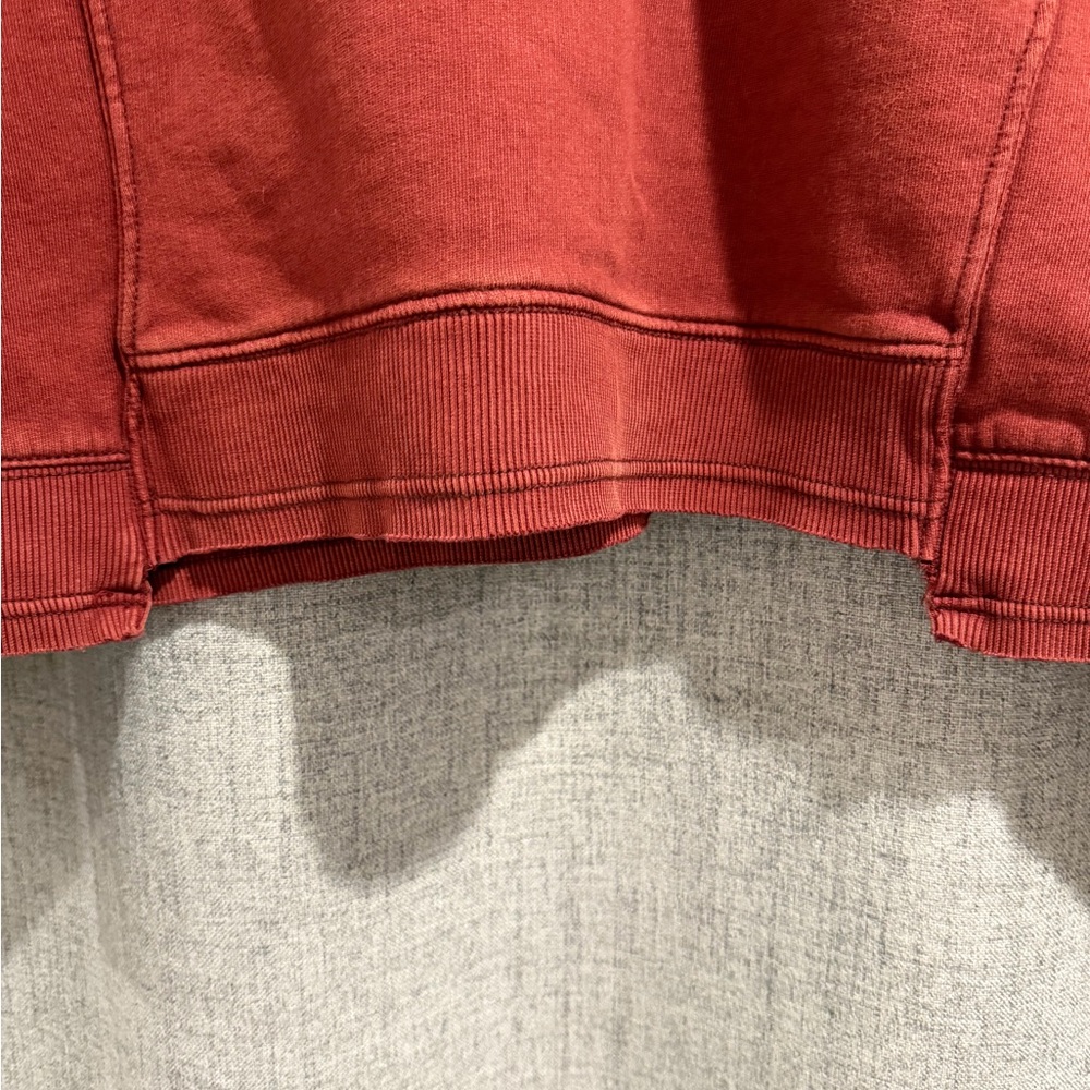 Free People FP Movement Intercept Pullover Size L Wine Red Sweatshirt Crewneck - Picture 3 of 6